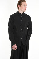 3B M1129 SHIRT Regular Nylon & Jacquard Black TEPHRA