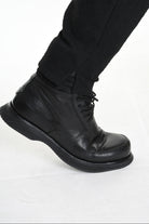 3B M1130 TROUSER Regular Boucle Black MAN LA HAINE INSIDE US