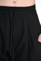 3B M1131 TROUSER Comfort Boucle Black MAN LA HAINE INSIDE US