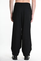 3B M1132 TROUSER Over Boucle Black MAN TEPHRA