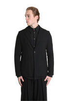 3B M1133 BLAZER Regular Fit in Bouclé, Black. LA HAINE INSIDE US