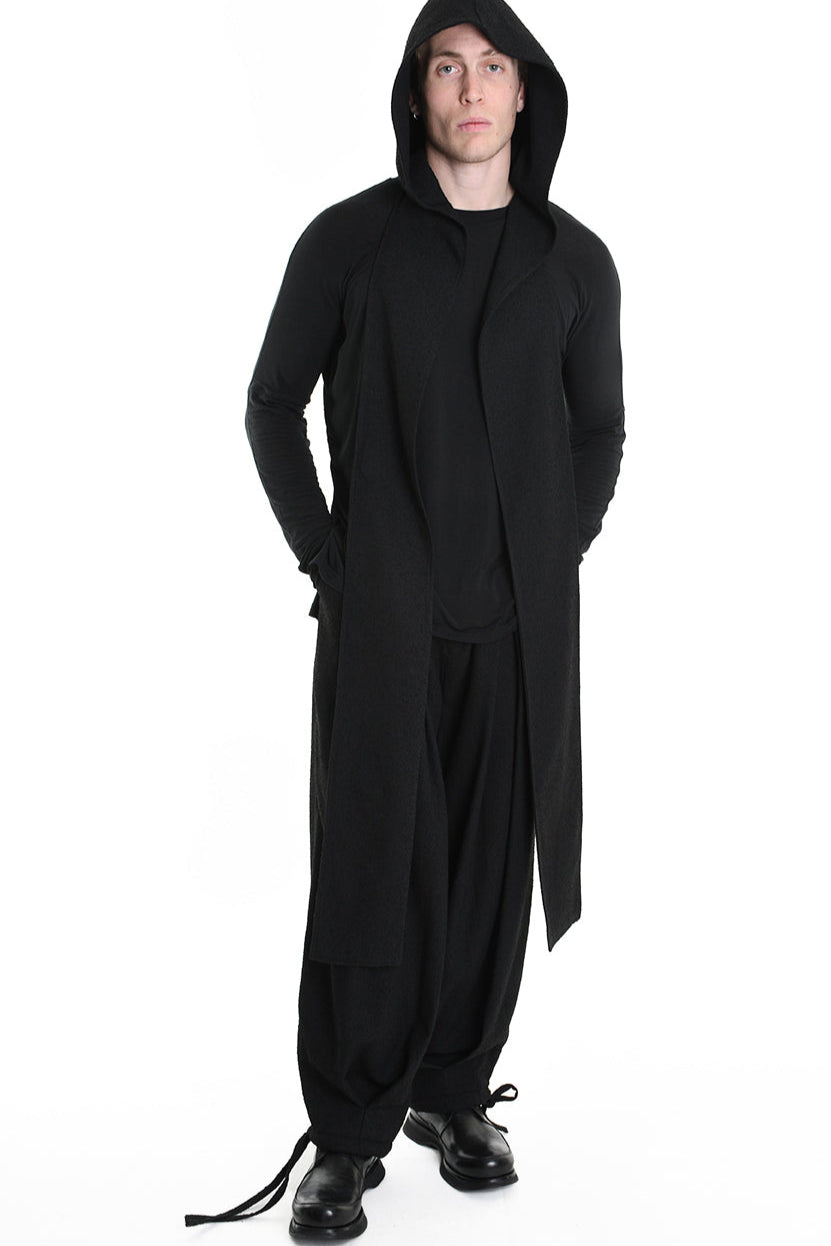 3B M1135 SCARF Hood Boucle Black UNISEX LA HAINE INSIDE US