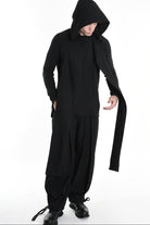 3B M1135 SCARF Hood Boucle Black UNISEX LA HAINE INSIDE US