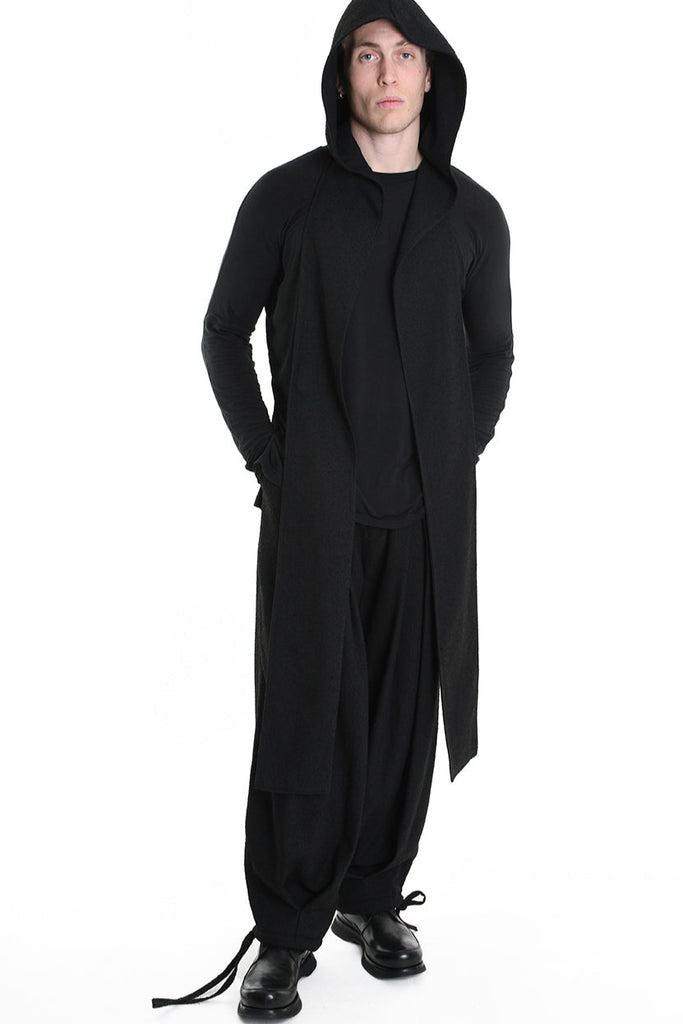 3B M1135 SCARF Hood Boucle Black UNISEX LA HAINE INSIDE US