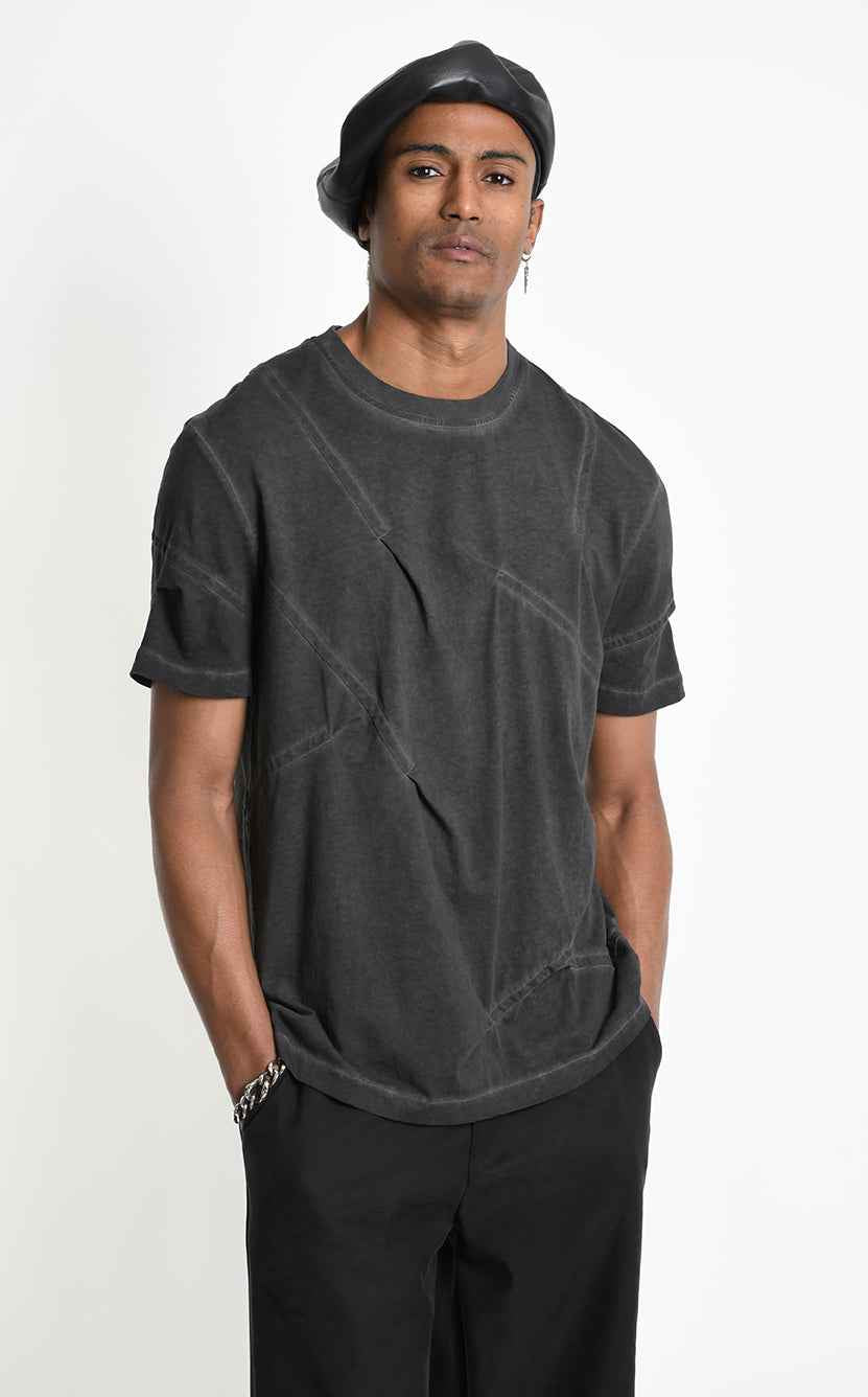 3B M1294 T-SHIRT Comfort Cotton Dyed Cold Grey