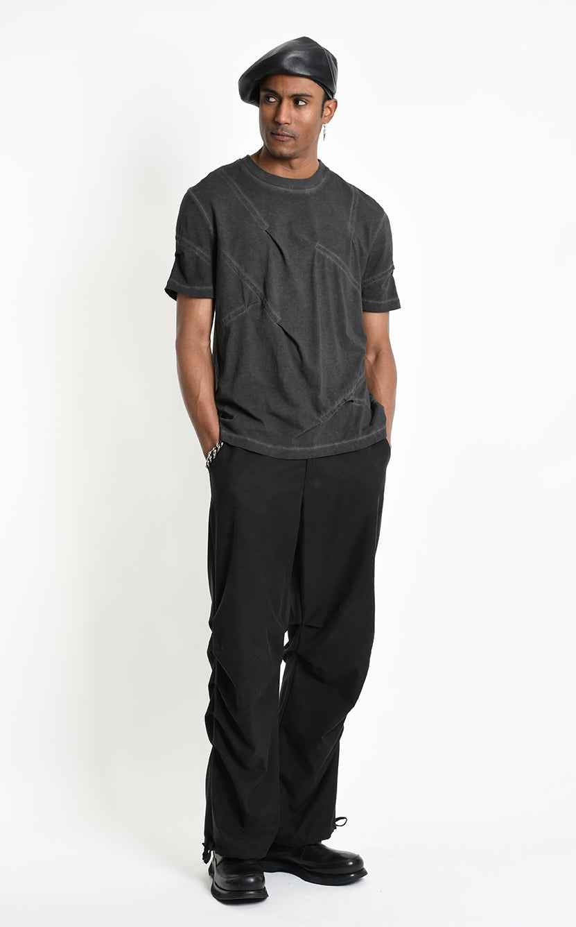 3B M1294 T-SHIRT Comfort Cotton Dyed Cold Grey