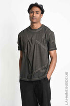 3B M1294 T-SHIRT Comfort Cotton Dyed Cold Mud