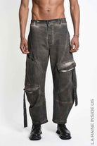 3B M1323 CARGO Over Balloon Cotton Dyed Cold Mud