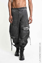 3B M1323 CARGO Over Balloon Cotton Dyed Cold Grey
