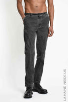 3B M1324 TROUSER Regular Skinny Cotton Dyed Cold Grey