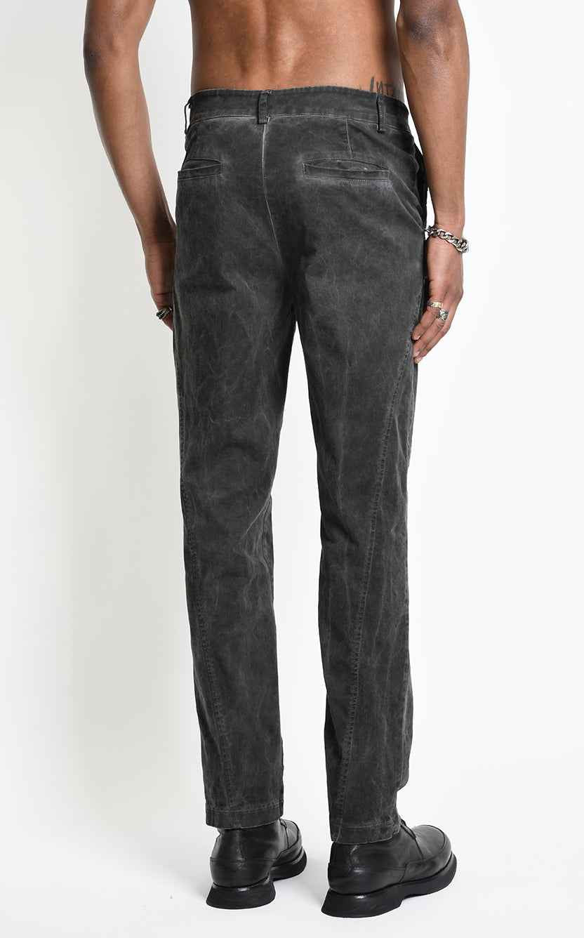 3B M1324 TROUSER Regular Skinny Cotton Dyed Cold Grey