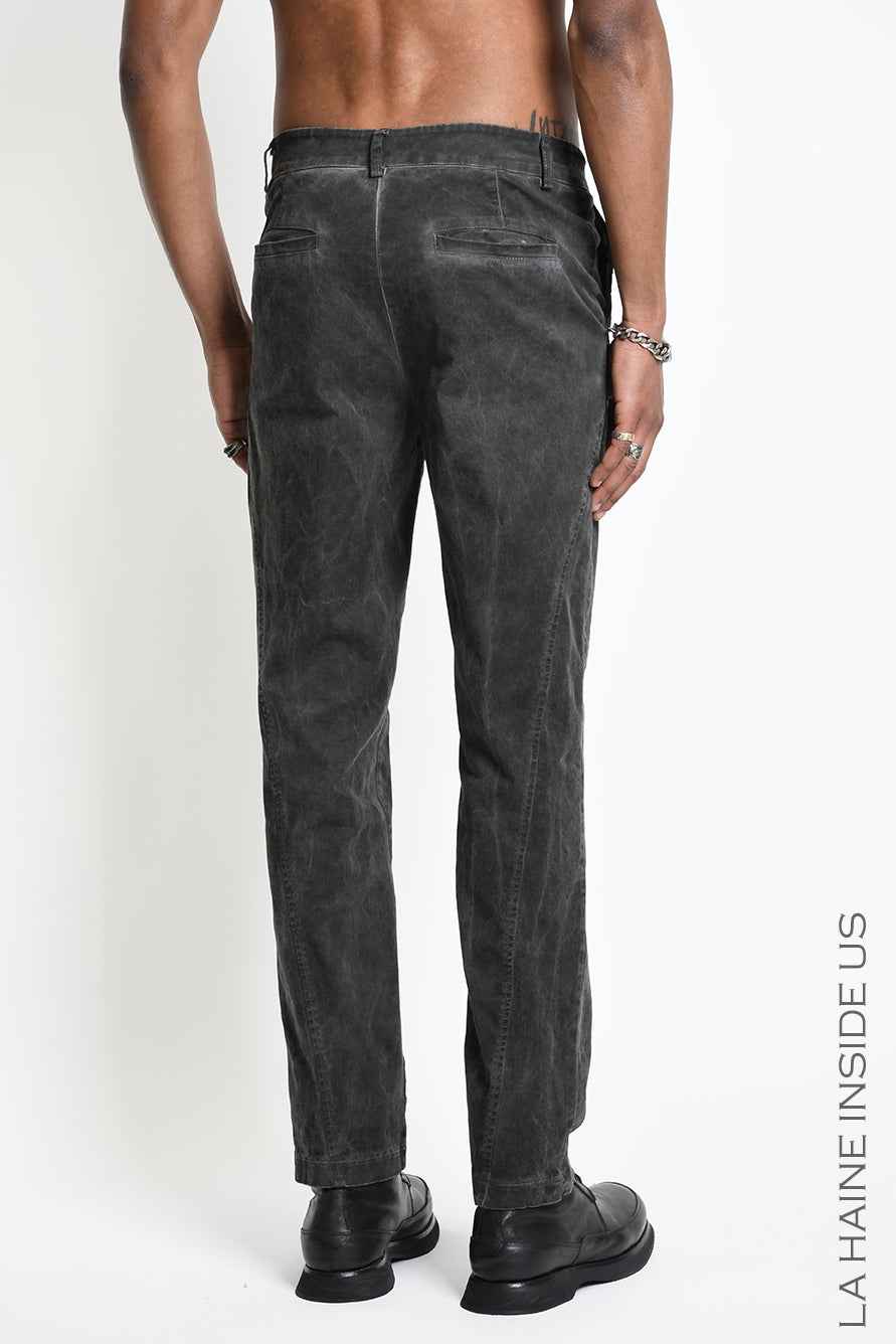 3B M1324 TROUSER Regular Skinny Cotton Dyed Cold Grey