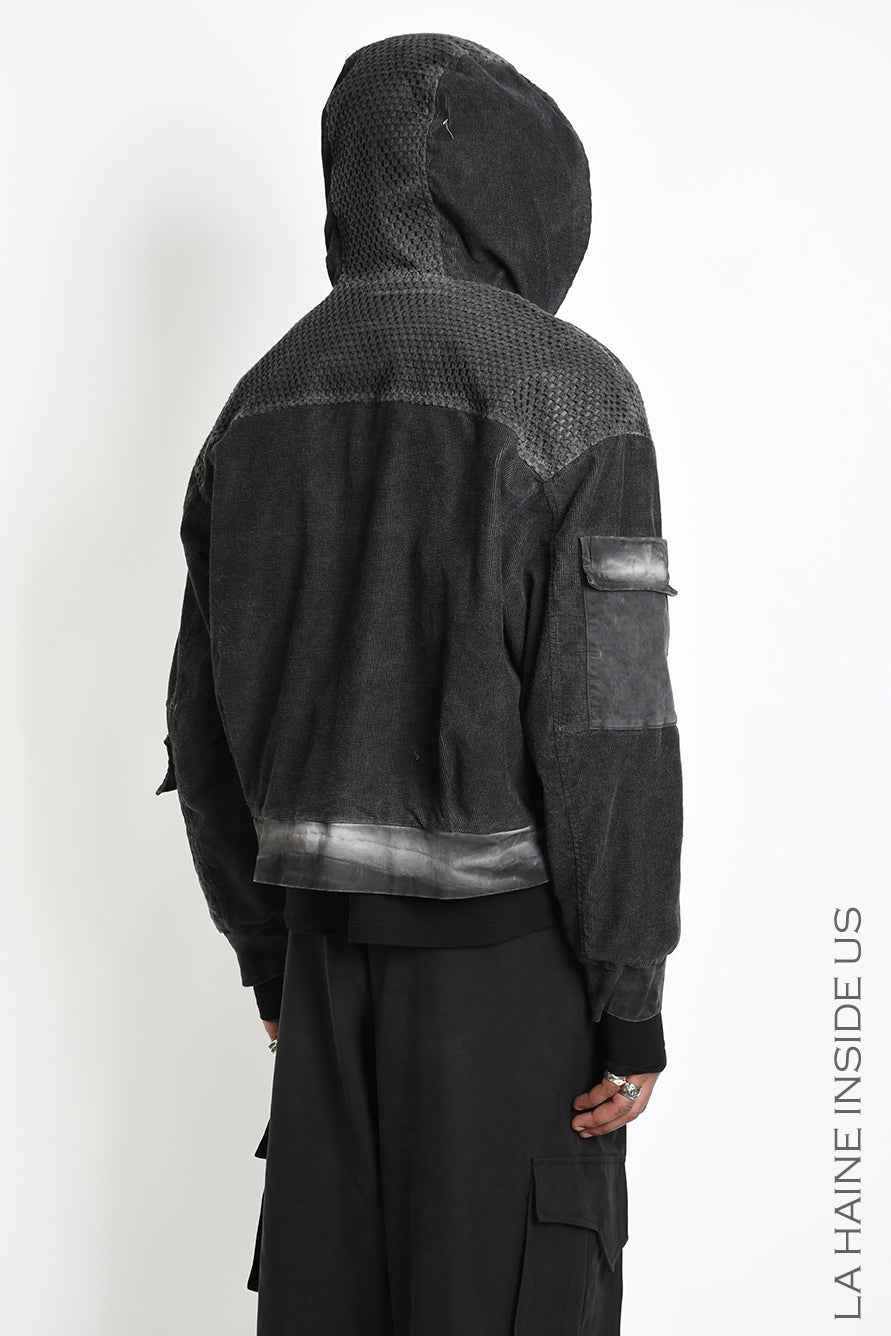 3B M1325 SPORT JACKET Over Meshcore Dyed Col Grey