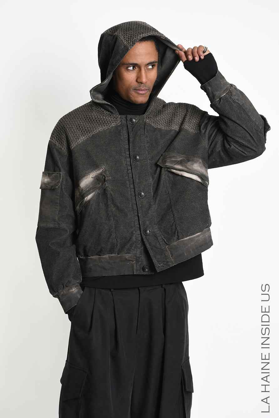 3B M1325 SPORT JACKET Over Meshcore Dyed Col Mud