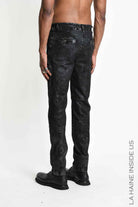 3B M1326 TROUSER Regular Skinny Cotton Coated Black