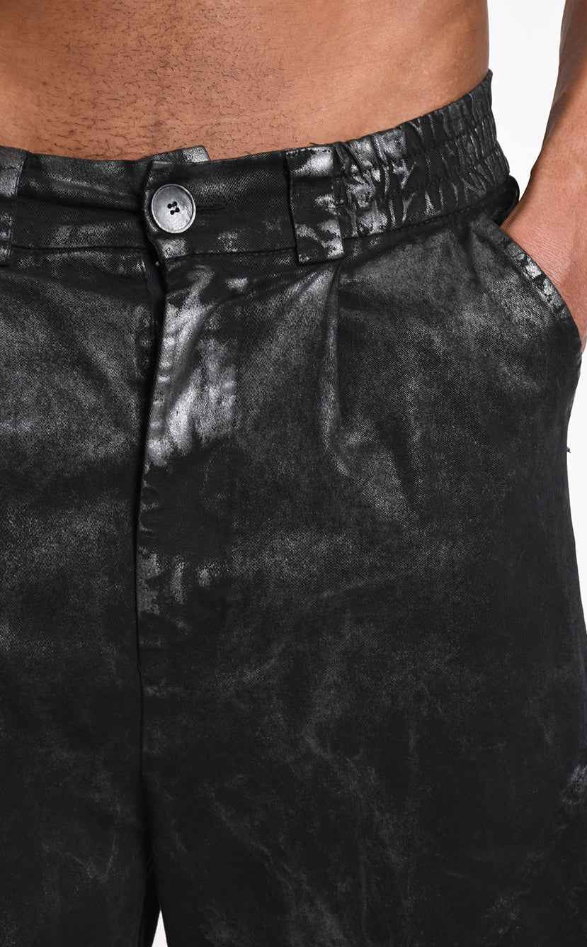 3B M1327 CARGO Over Gabardina Coated Black