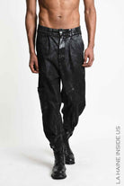 3B M1327 CARGO Over Gabardina Coated Black