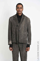 3B M1330 JACKET Regular Velvet Dyed Cold Mud