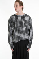 3K M1194 REGULAR KNITWEAR Gauge 7 with Roller Treatment Black LA HAINE INSIDE US