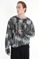 3K M1194 REGULAR KNITWEAR Gauge 7 with Roller Treatment Black LA HAINE INSIDE US