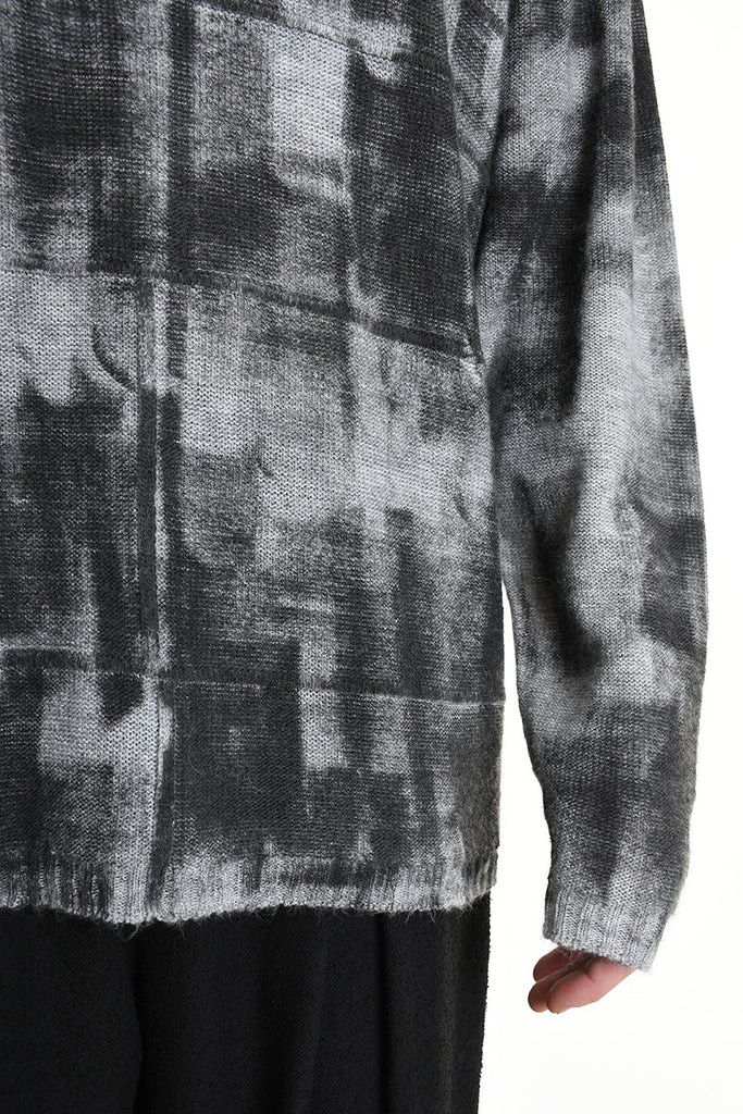 3K M1194 REGULAR KNITWEAR Gauge 7 with Roller Treatment Black LA HAINE INSIDE US