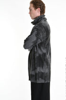 3K M1195 LONG COMFORT KNITWEAR Gauge 7 with Roller Treatment Black LA HAINE INSIDE US