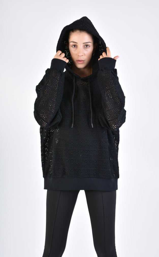 3M LM10224D Oversize Cotton Net UNISEX Black 278 Coats & Jackets Tops Women LA HAINE INSIDE US TEPHRA