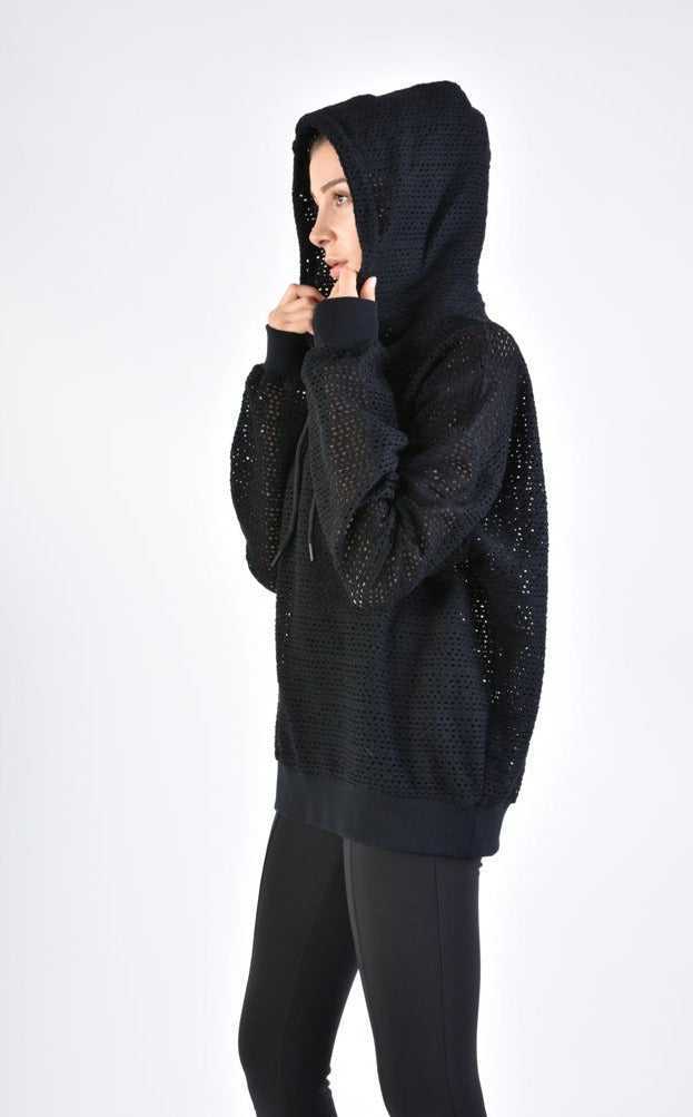 3M LM10224D Oversize Cotton Net UNISEX Black 278 Coats & Jackets Tops Women LA HAINE INSIDE US TEPHRA