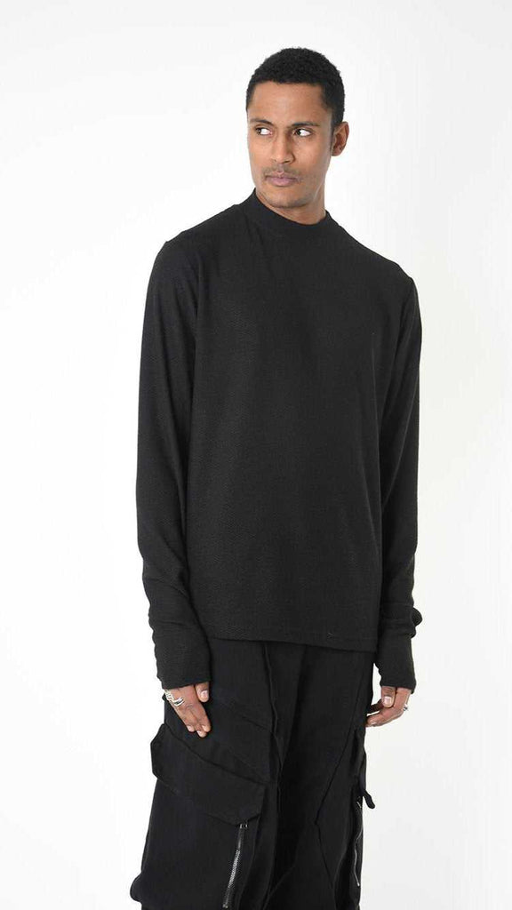 3M LM27225 SWEATER Regular Knitted Cotton Black 118 Cardigan Fall Winter 2024|25 Man LA HAINE INSIDE US TEPHRA