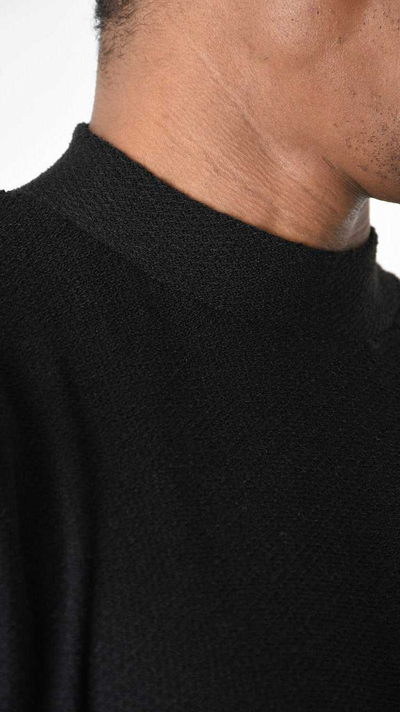 3M LM27225 SWEATER Regular Knitted Cotton Black 118 Cardigan Fall Winter 2024|25 Man LA HAINE INSIDE US TEPHRA