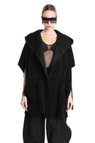 3- M1169 GILET/CAPPA Over Ecomontone Doubleface UNISEX U Black TEPHRA