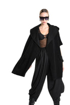 3- M1169 GILET/CAPPA Over Ecomontone Doubleface UNISEX U Black TEPHRA