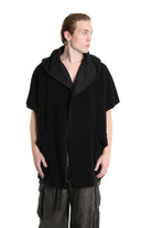 3- M1169 GILET/CAPPA Over Ecomontone Doubleface UNISEX U Black TEPHRA