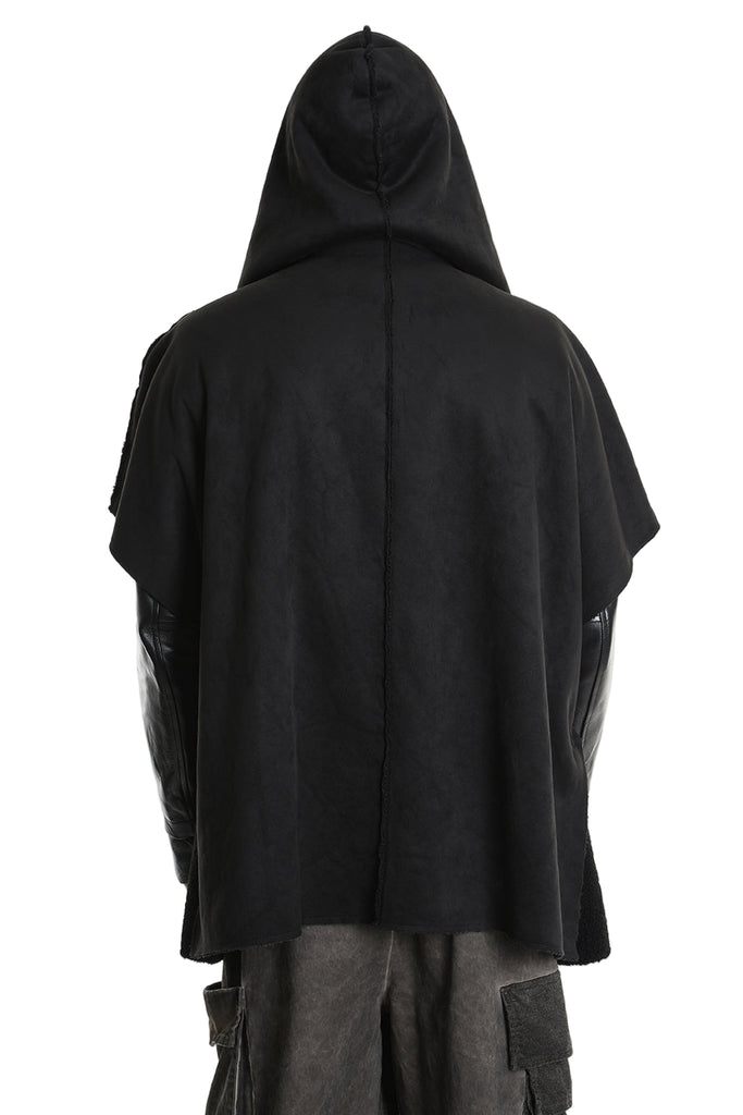 3- M1169 GILET/CAPPA Over Ecomontone Doubleface UNISEX U Black TEPHRA