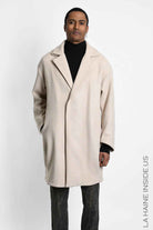 3- M1291 COAT Over Woven Wool Blend Sand