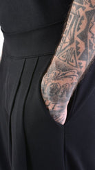 A33M LM09125 PANTS Comfort Punto Milano Stretch Black