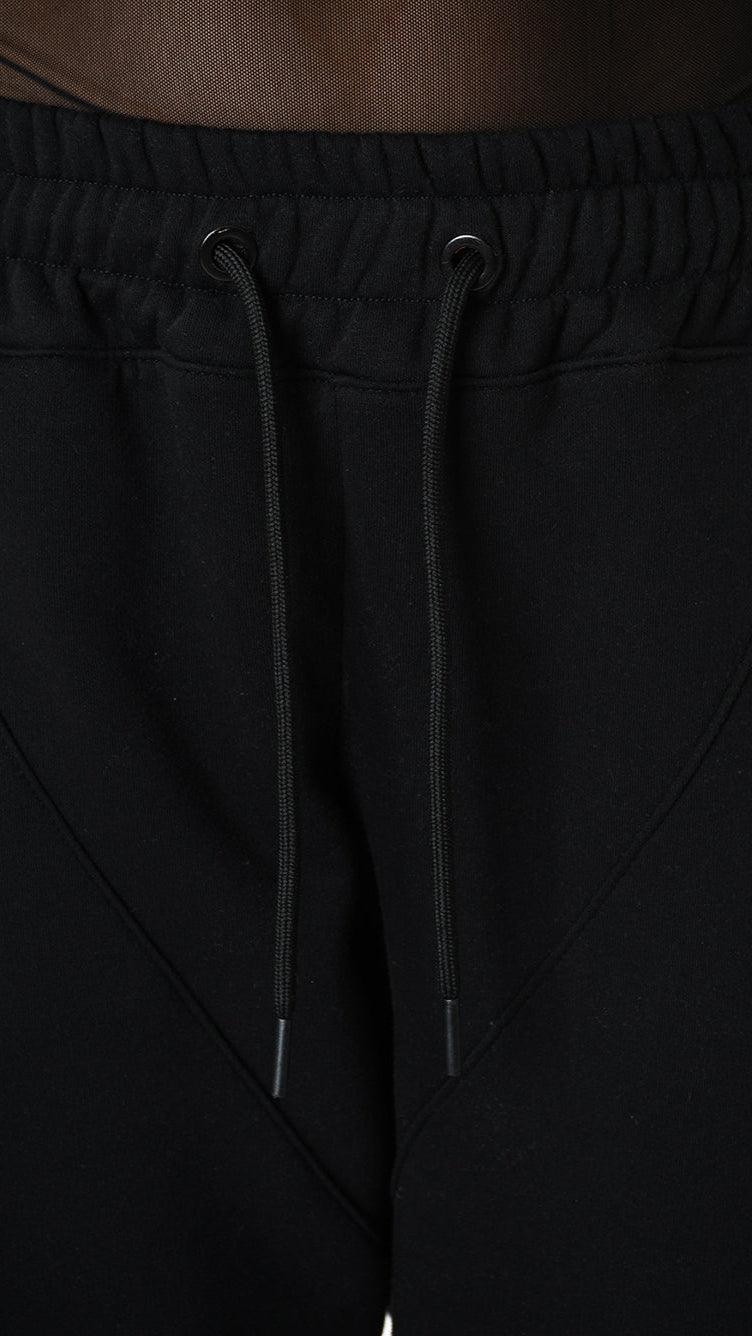 A33M LM20225 TROUSER Cargo Fleece Gauze 480gr. UNISEX D Black