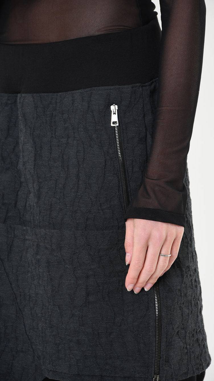 A33M LM20925 TROUSER Fleece & Cotton Jacquard 307gr. UNISEX D Grey