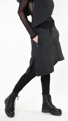 A33M LM20925 TROUSER Fleece & Cotton Jacquard 307gr. UNISEX D Grey