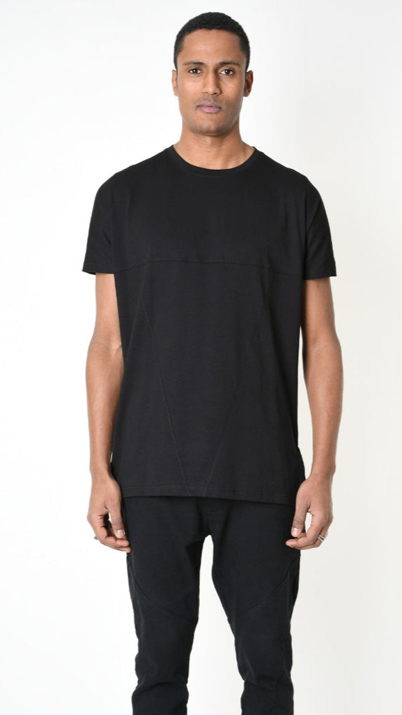 A33M LM21625 Comfort T-SHIRT in Black - Olive - White Cotton Jersey