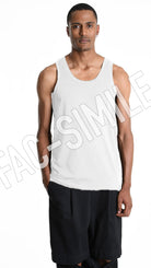 A33M M107225 TANKTOP Regular Cotton White