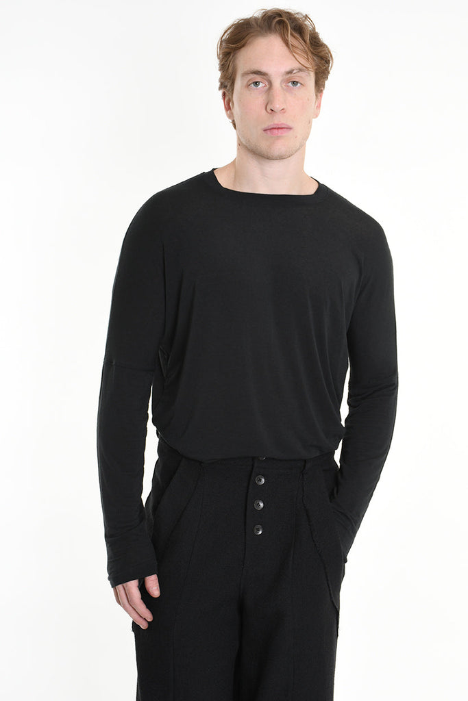 3M M1151 SWEATER Comfort Modal Cashmere Black / Mud TEPHRA