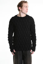 3M M1156 SWEATER Regular Jersey Embossed 360gr Black LA HAINE INSIDE US