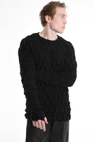 3M M1156 SWEATER Regular Jersey Embossed 360gr Black LA HAINE INSIDE US