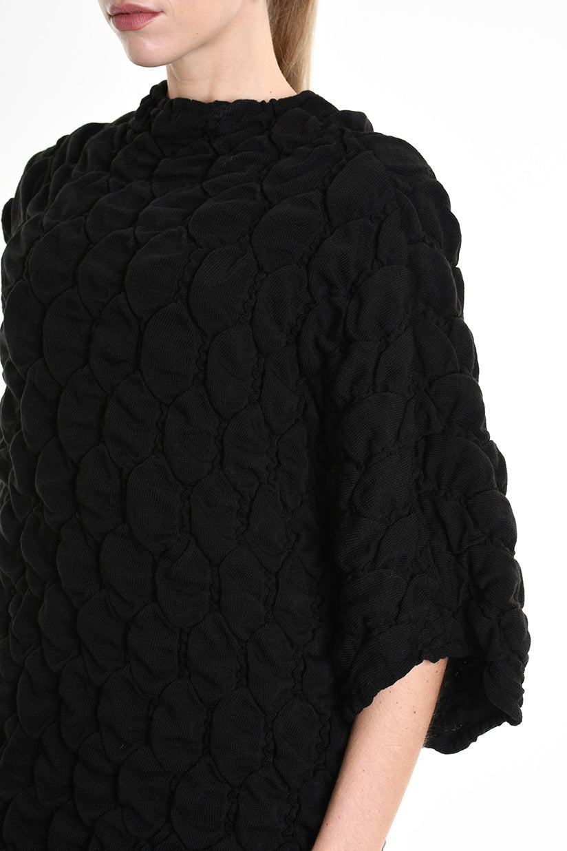 3M M1157 SWEATER One Sleeve Jersey Embossed 360gr UNISEX Black LA HAINE INSIDE US