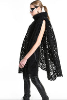 3M M1158 CAPE Wool Blend Perforated 430gr UNISEX D Black LA HAINE INSIDE US