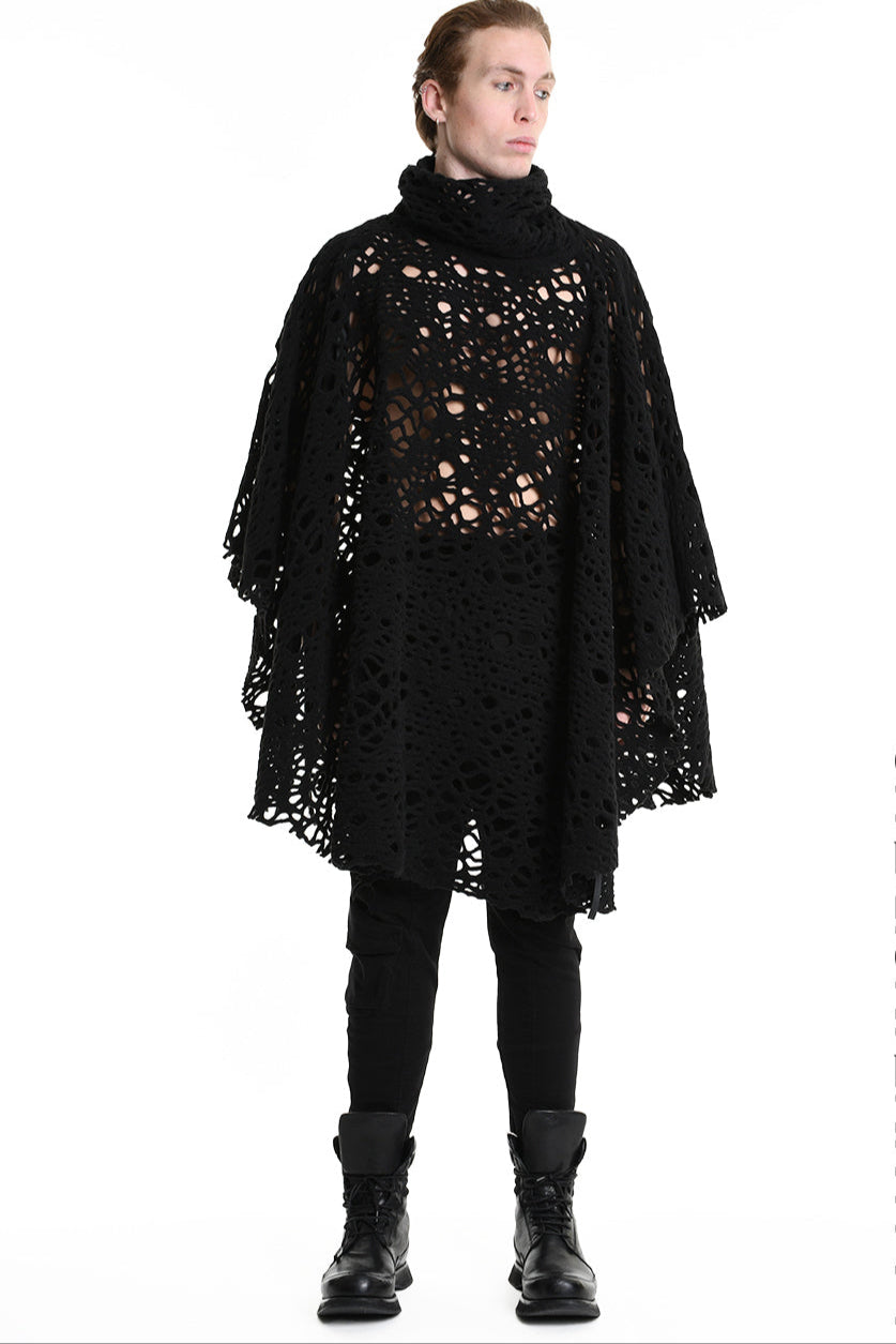 3M M1158 CAPE Wool Blend Perforated 430gr UNISEX D Black LA HAINE INSIDE US