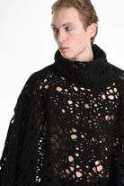 3M M1158 CAPE Wool Blend Perforated 430gr UNISEX D Black LA HAINE INSIDE US