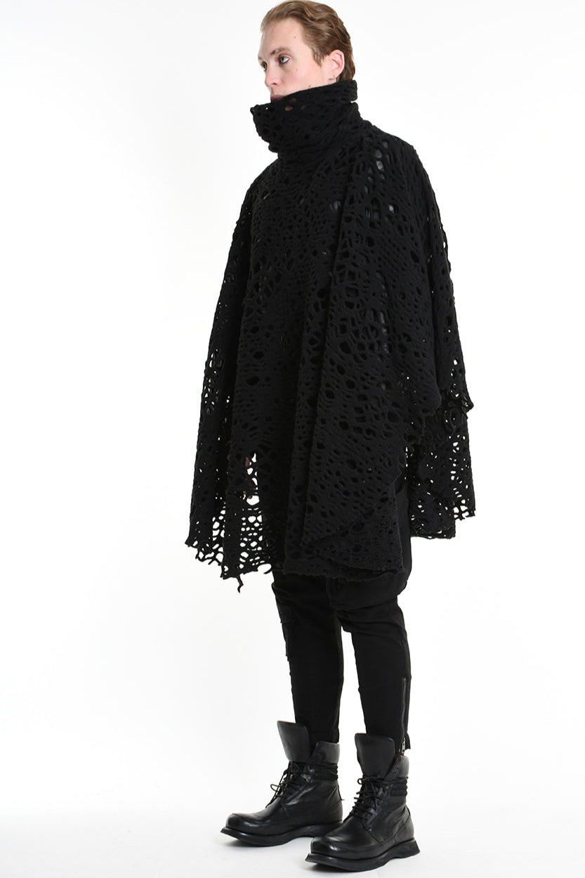 3M M1158 CAPE Wool Blend Perforated 430gr UNISEX D Black LA HAINE INSIDE US