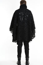 3M M1158 CAPE Wool Blend Perforated 430gr UNISEX D Black LA HAINE INSIDE US